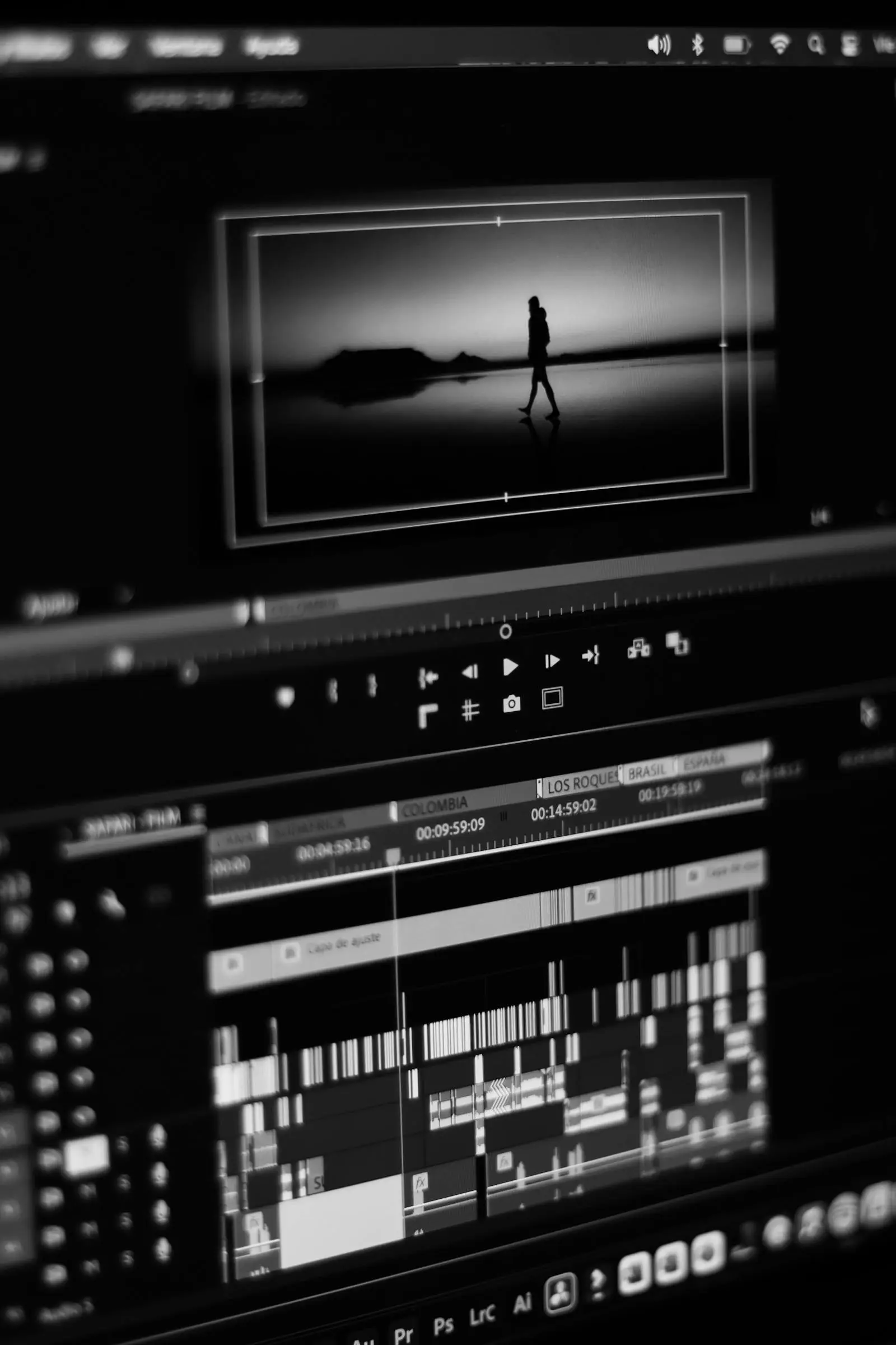 Inside the Maroon post-production suite
